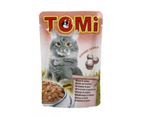 Tomi pouch for cats 100g -  veal and turkey